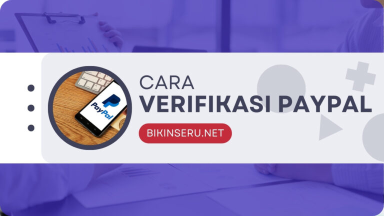 cara verifikasi akun paypal